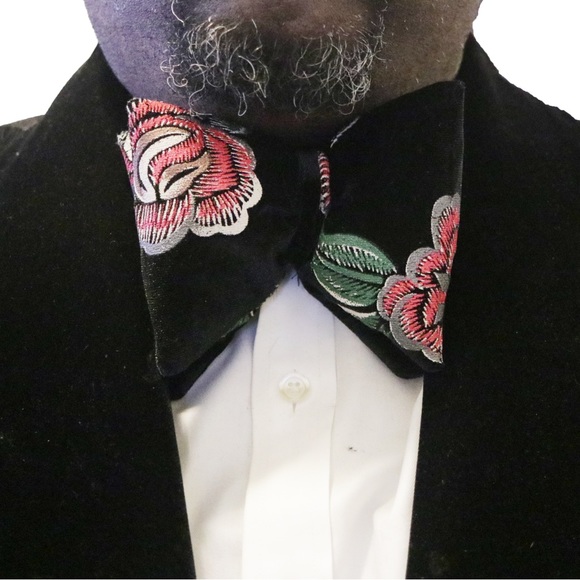 COPY - Oversize tuxedo Bow Tie .prom wedding - Picture 5 of 7